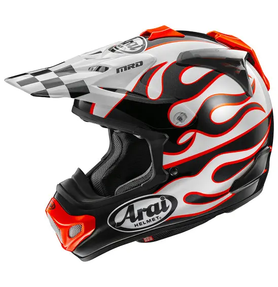Arai Mx-V Evo - Flame White 2