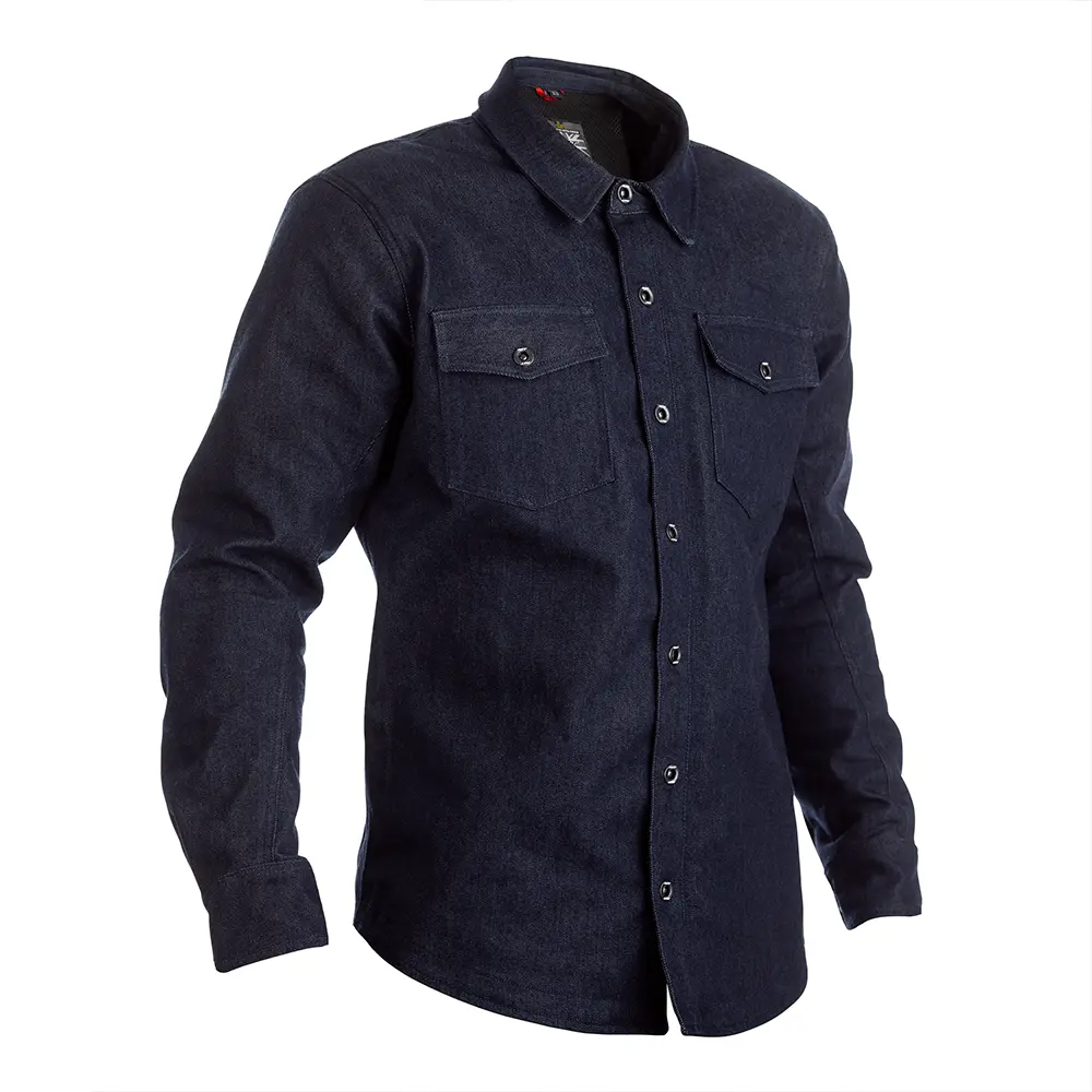 Rst X Kevlar Denim Textile Shirt [Dark Blue] 1
