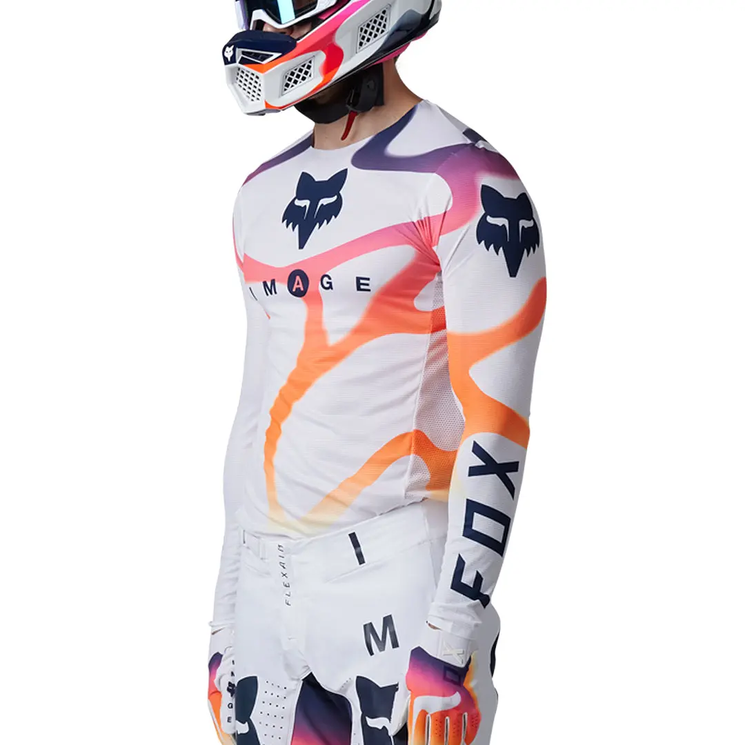 Fox Flexair Ryvr Le Jersey [White/Navy] Xl 1
