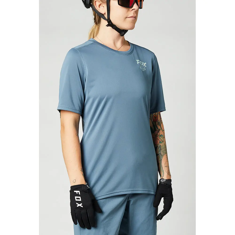 Fox Womens Ranger Ss Jersey [Matte Blue] 1