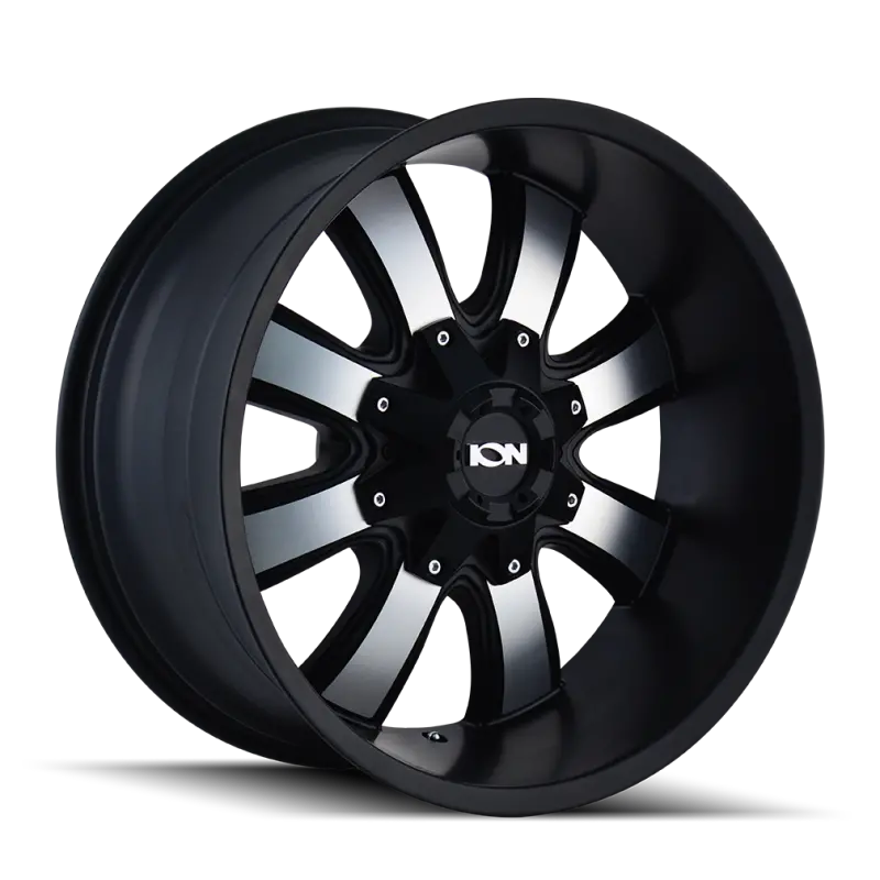 Ion Type 189 20X9 / 5X139.7 Bp / 0Mm Offset / 110Mm Hub Satin Black/Machined Face Wheel 1