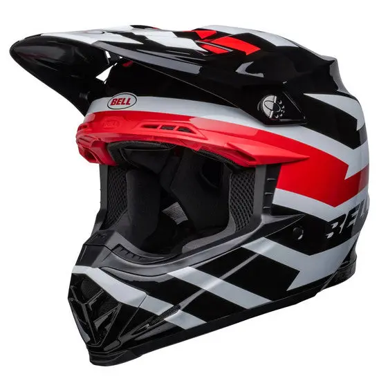 Bell Moto-9S Flex Banshee Gloss Black/Red 1