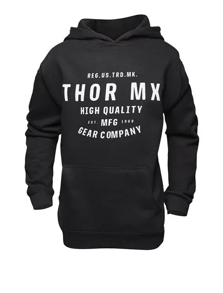 Hoody Thor Mx Crafted Black Youth 1