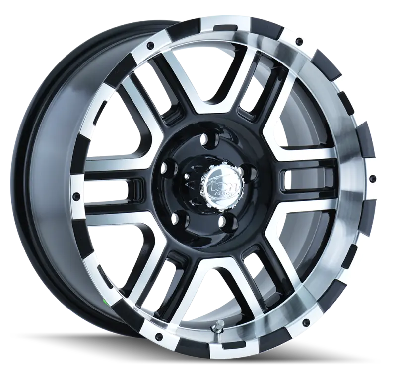 Ion Type 179 18X9 Black/Machined Wheel – 5X139.7, +12Mm Offset, 108Mm Hub Bore 1