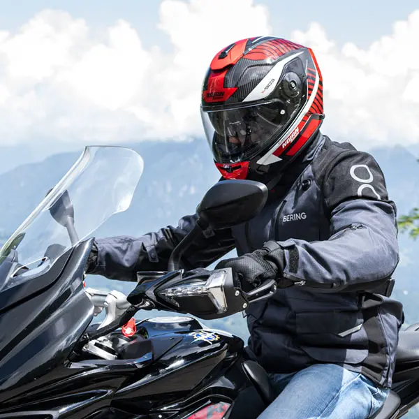 Nolan Xseries X903 Ultra Carbon Full Face Helmet - Red 4