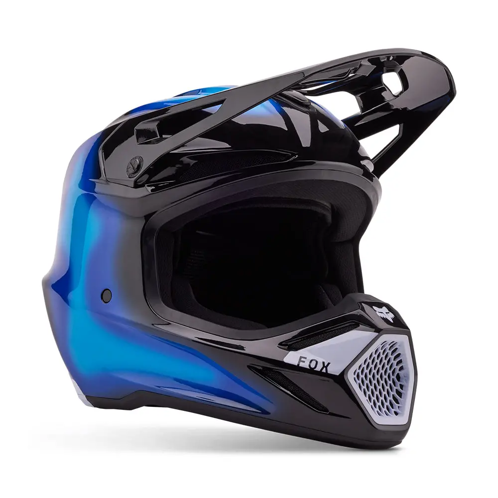 Fox V3 Volatile Helmet Mips Ce [Black/Blue] 1