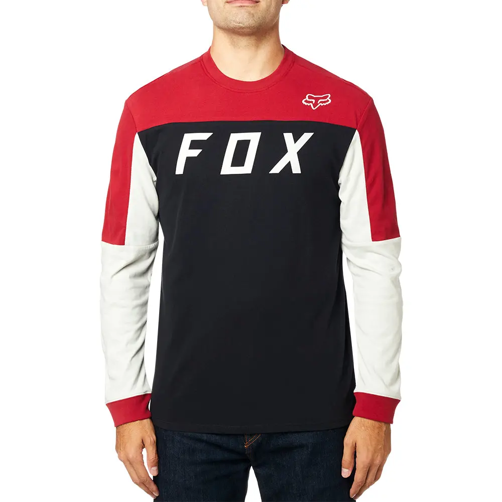 Grizzled Ls Airline Knit Top [Black/Red] 1