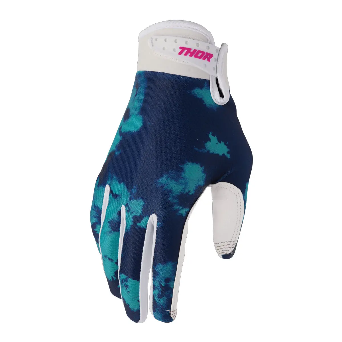 Thor Glove Youth Launchmode Bleach White/Aqua 1