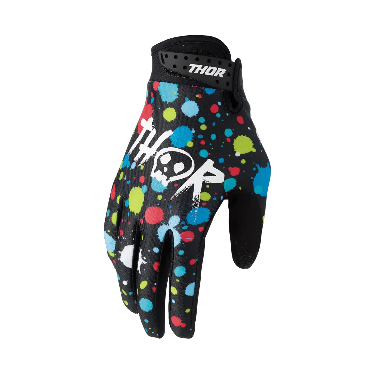 Thor Glove Youth Launchmode Splat Black 1