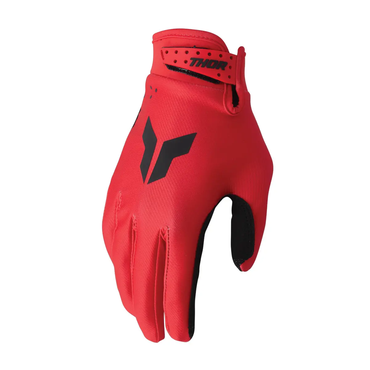 Thor Glove Youth Launchmode Split Red 1