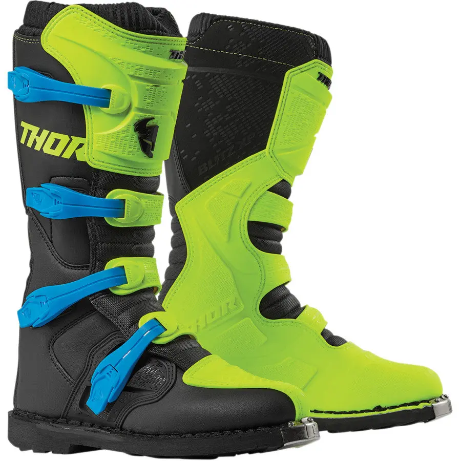 Thor Mx Blitz Flo Green/Black 1