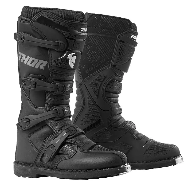 Thor Mx Blitz Atv Commando Black Boot 1