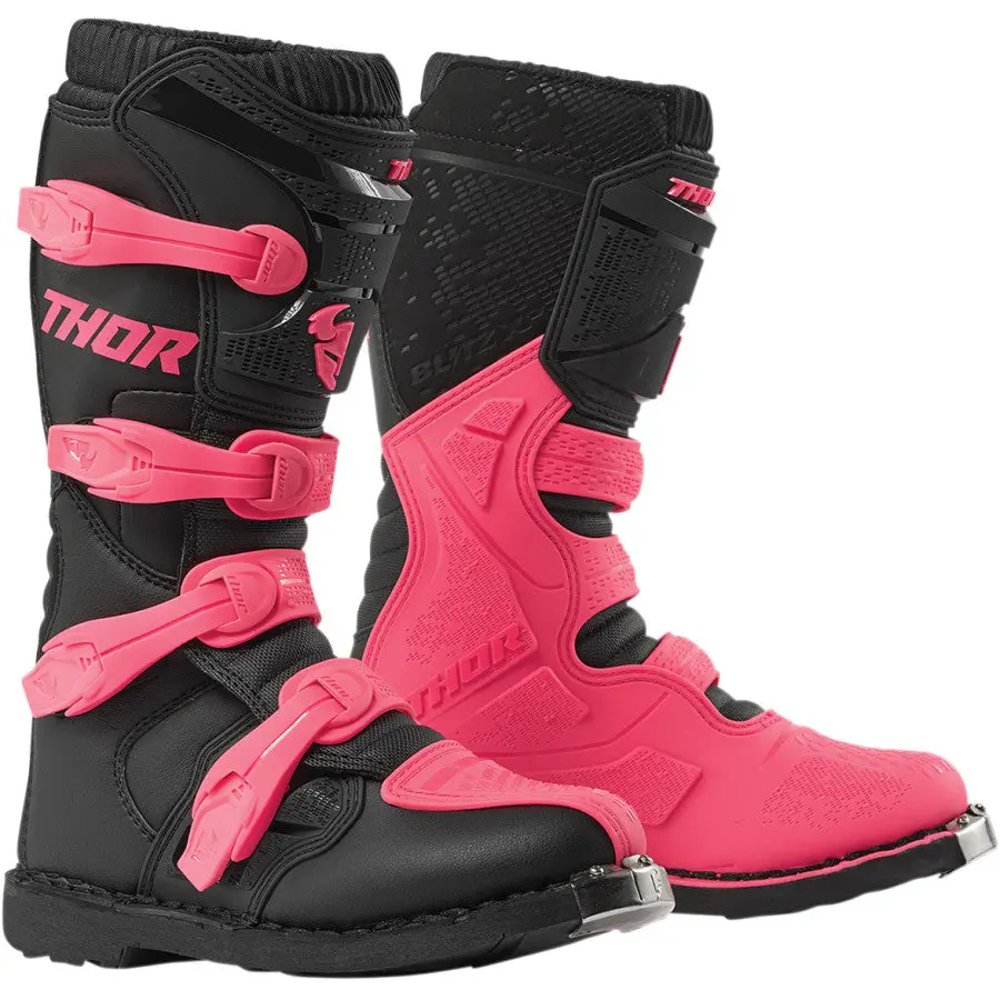 Thor Blitz Xp Womens Black Pink Boot 1