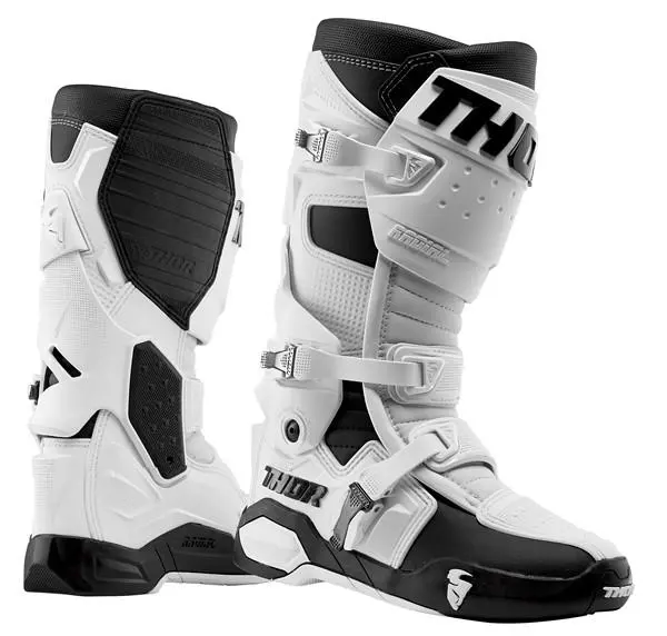 Thor Mx Radial White Boot 1