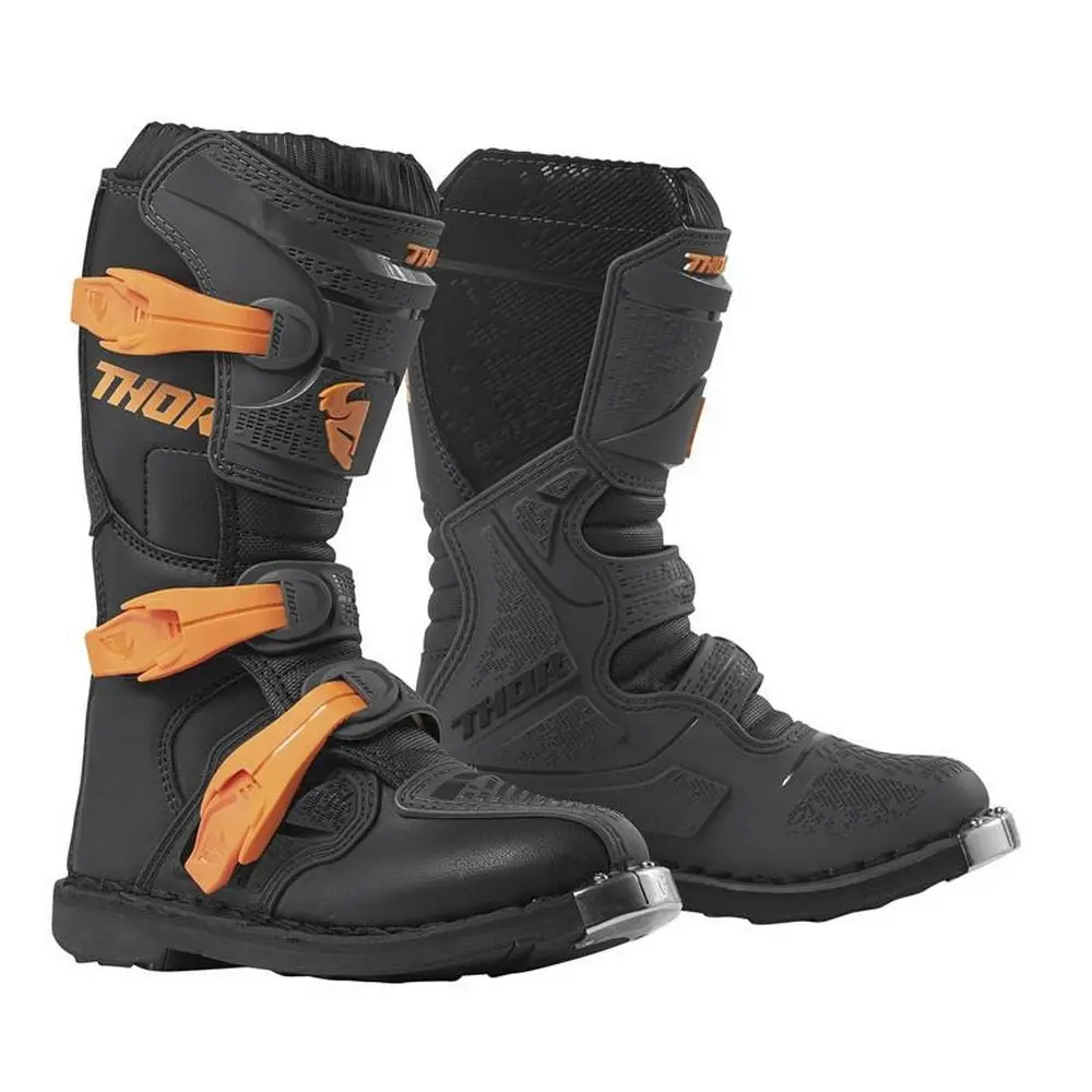 Thor Mx Blitz Xp Youth Charcoal Org Boot 1