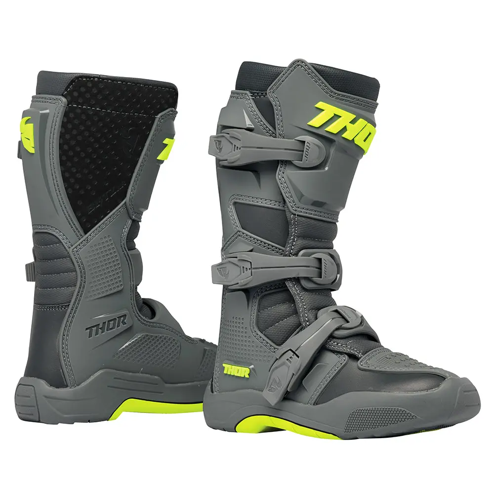 Thor Blitz Xr Boots Youth Gy/Ch 1