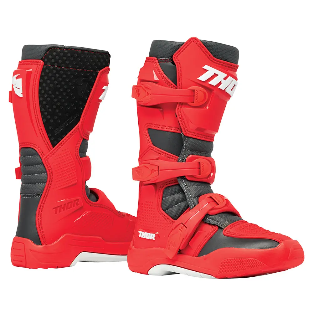 Thor Blitz Xr Boots Youth Rd/Ch 1