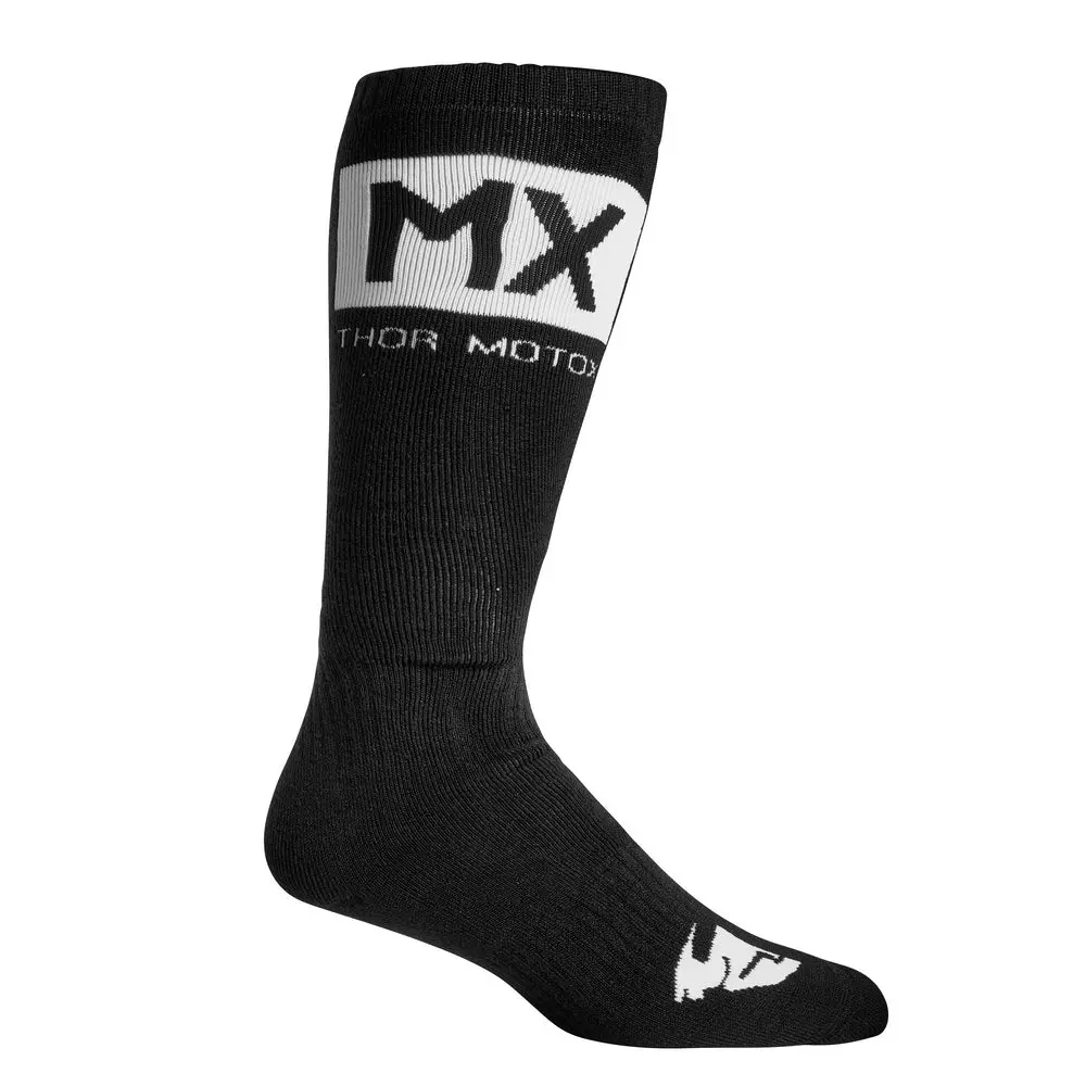 Socks S22 Thor Mx Youth Black/White ## 1