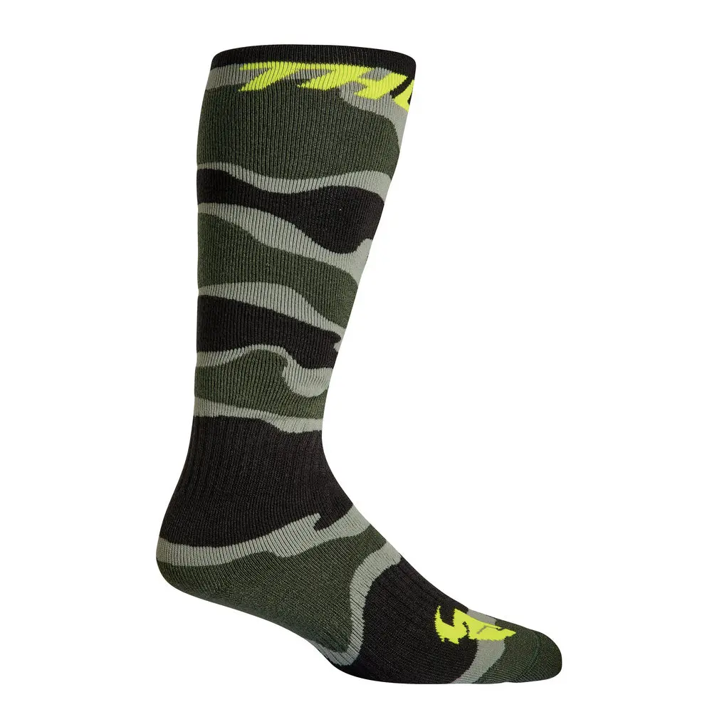 Thor Mx Socks Camo Green/Acid 1