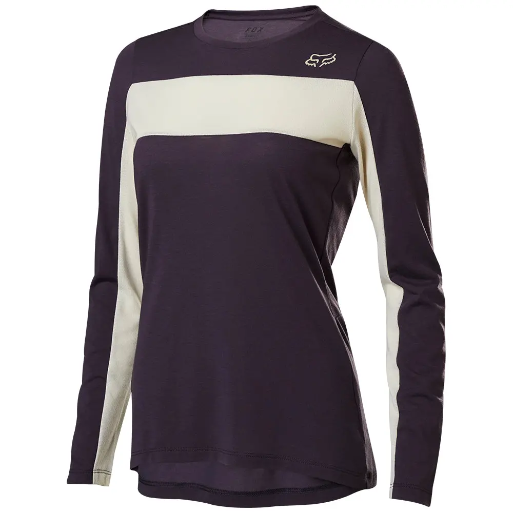 Fox Womens Ranger Dri-Release Ls Jersey [Dark Purple] S 1