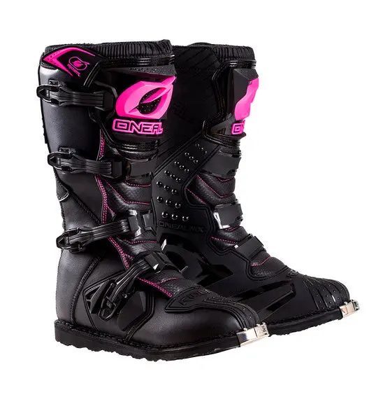 O'neal Rider Boot - Black/Pink 1
