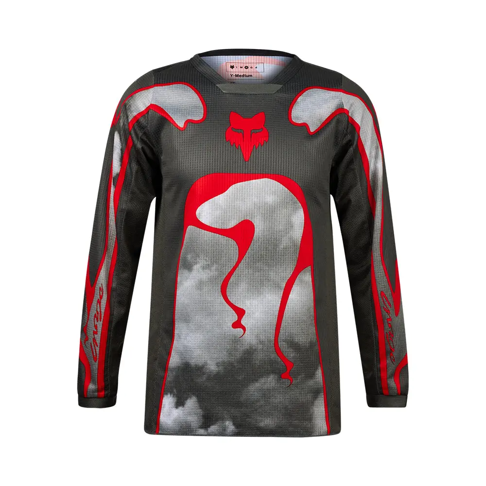 Fox Youth 180 Atlas Jersey [Grey/Red] 1