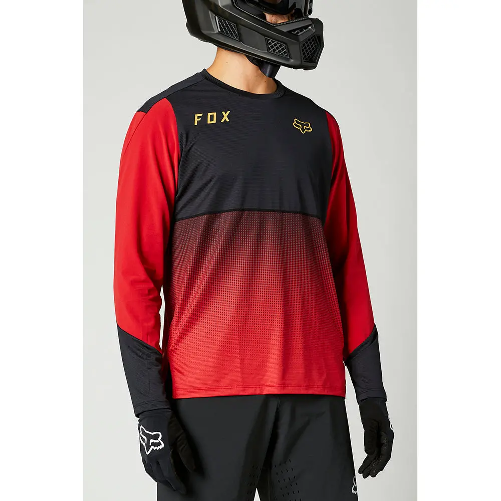 Fox Flexair Ls Jersey [Chili] 1