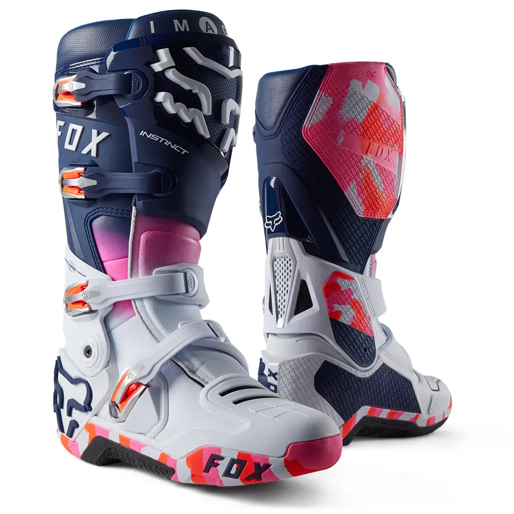 Fox Instinct Boots Ryvr Le [White/Navy] 1