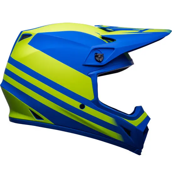 Bell Mx-9 Mips Disrupt Matte Classic Blue/Hi-Viz Yellow 1