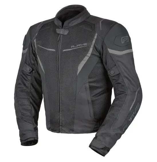 Rjays Swift Iii Jacket Blk/Grey - Hi Flow Mesh Sports 1