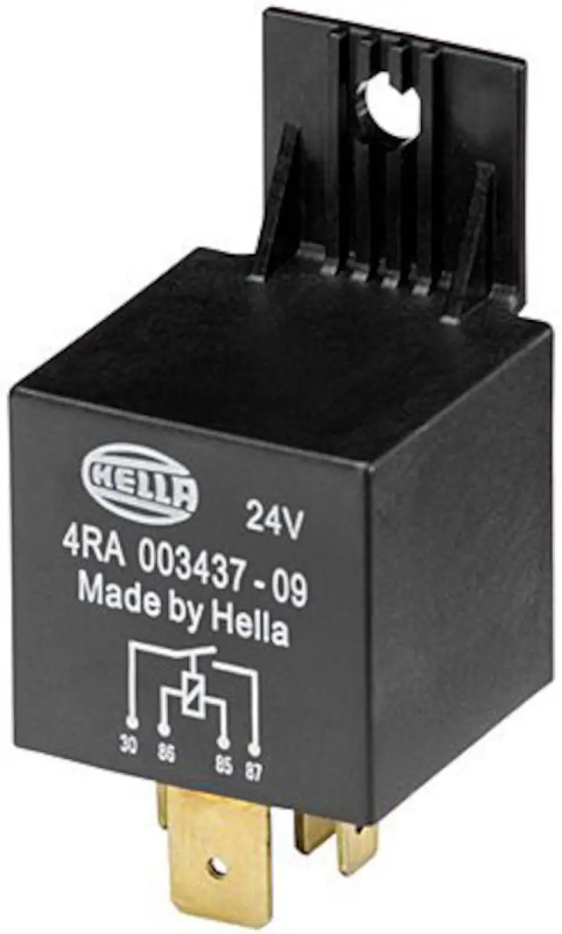Hella 24V 60A Spst Relay With Bracket Mount 1