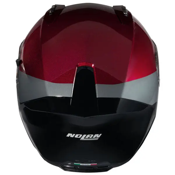 Nolan N60-6 Full Face Helmet - Verniciatura Black/Maroon/Silver 3
