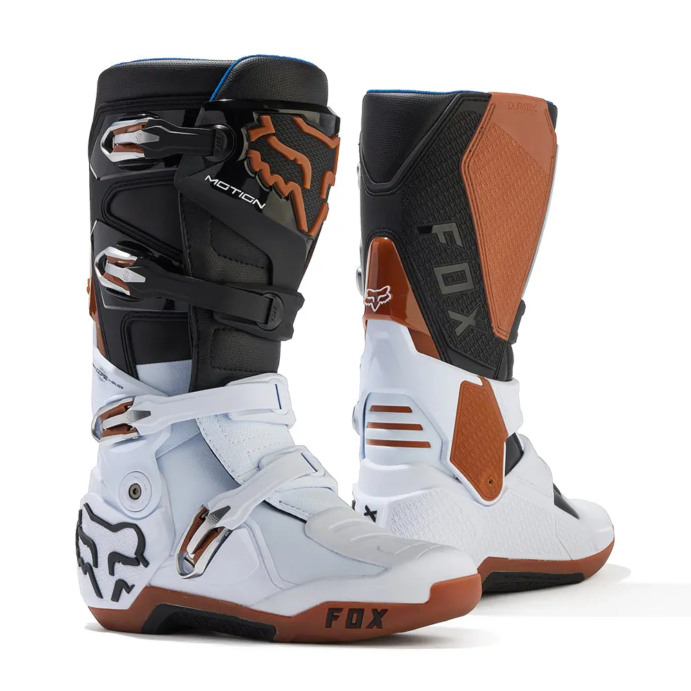 Fox Motion Boots [Black/White/Gum] 1