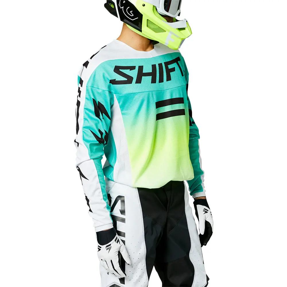 Shift White Label Fade Jersey [White/Green] 1