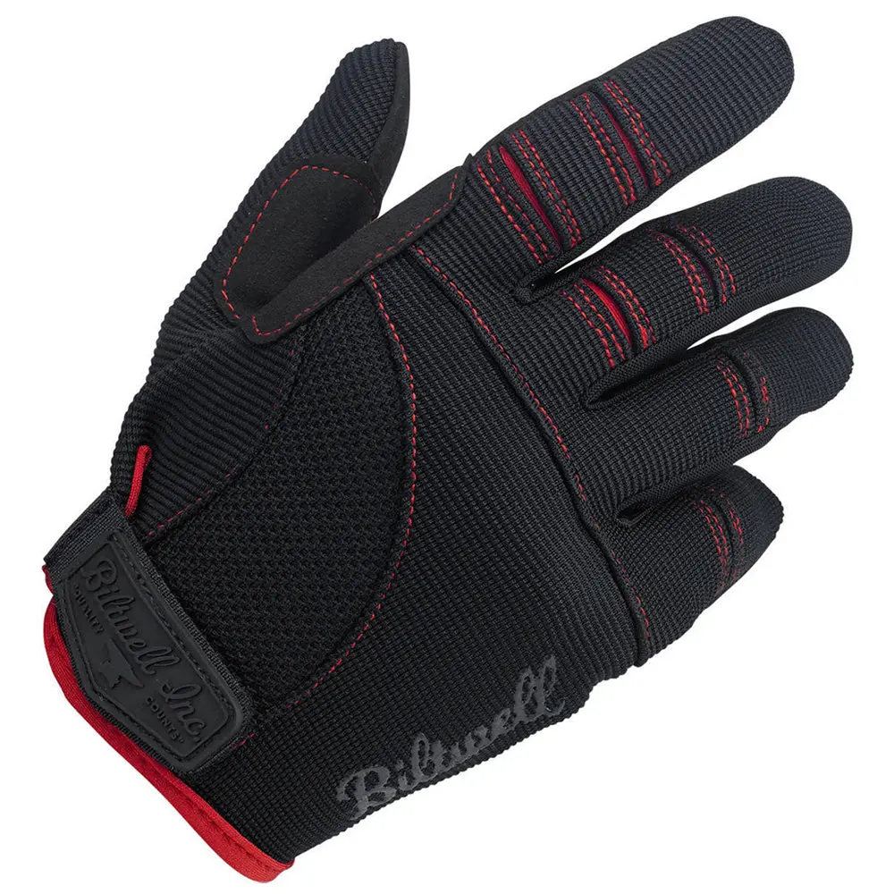 Biltwell Biltwell Moto Textile Glove [Black/Red] 1
