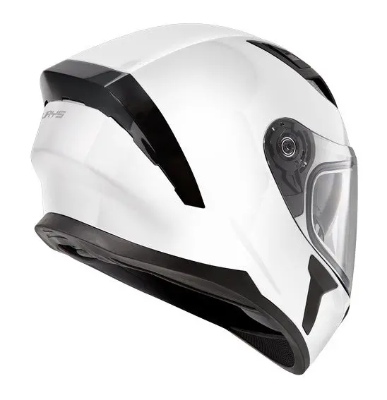 Rjays Apex Iii Helmet - Solid Gloss Wht | Internal Sun-Shield 1