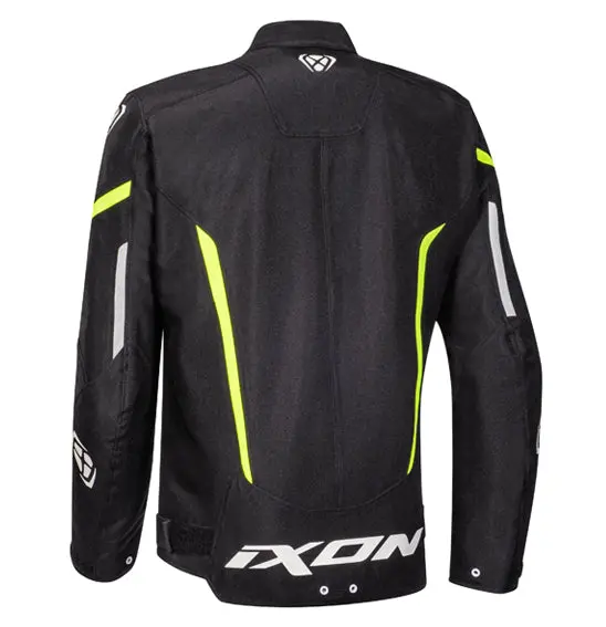 Ixon Striker Jacket Blk/Wht/Yel - Sport Textile 1