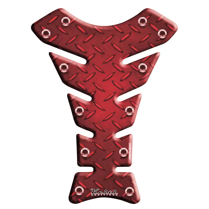 Keiti Tank Pad Checker Plate [Red] 1