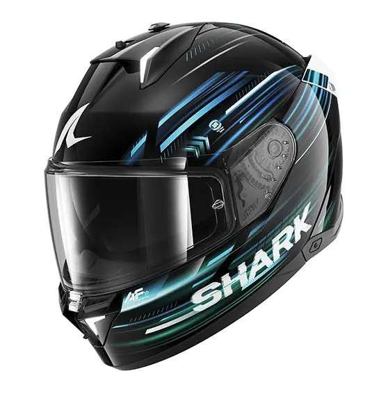 Shark Skwal I3 Light-Blur - Blk/Blu/Grn 1