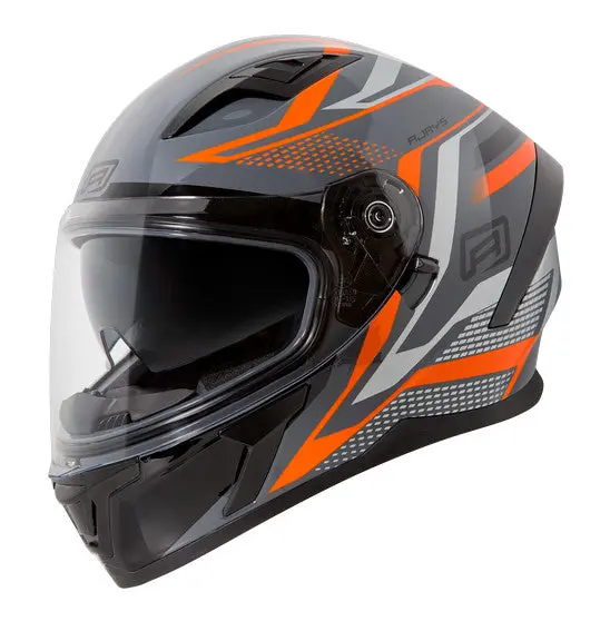 Rjays Apex Iii Helmet - Ignite Gry/Org | Internal Sun-Shield 1