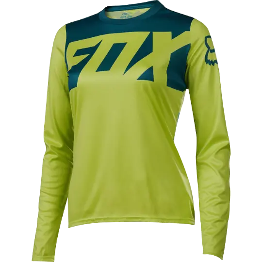 Fox Womens Ripley Ls Jersey [Light Yellow] 1