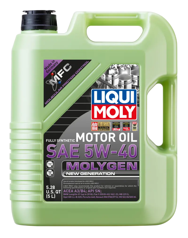 Liqui Moly Molygen New Generation Motor Oil 5W40 For Cars 2