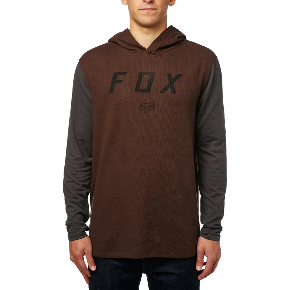Fox Tranzit Hooded Ls Knit [Dark Maroon] 1
