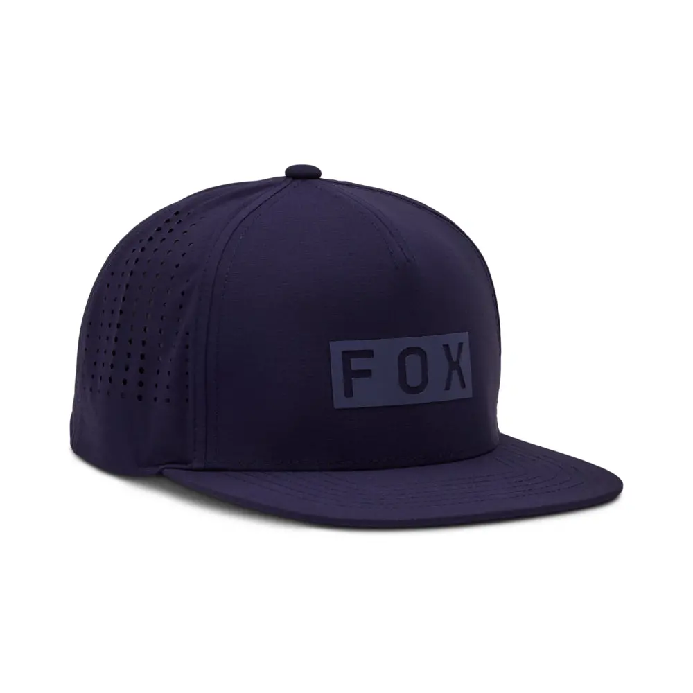 Fox Wordmark Tech Snapback Hat [Midnight] Os 1