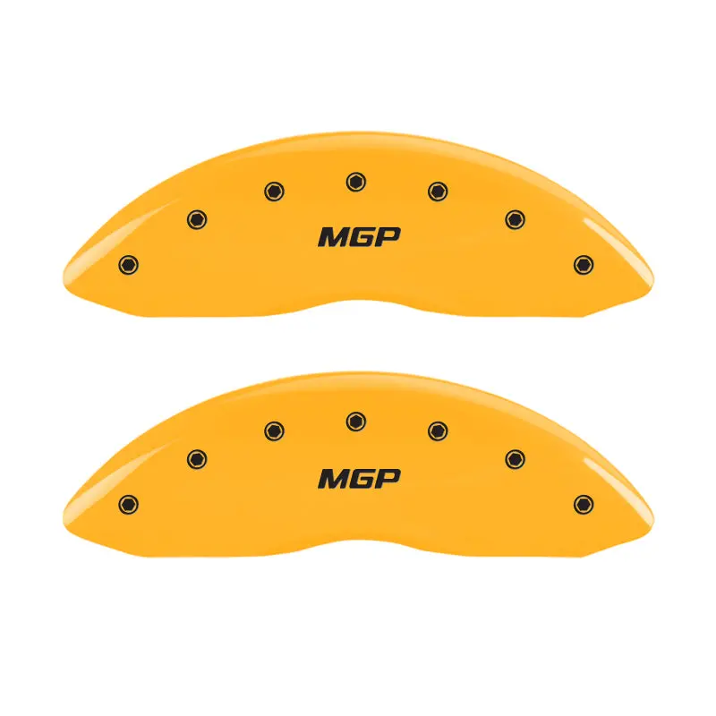 Mgp 4 Caliper Covers Engraved Front & Rear Mgp Yellow Finish Black Characters 2002 Bmw X5 1
