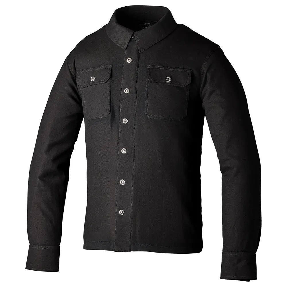 Rst Lumberjack Kevlar Lined Ce Textile Shirt [Plain Black] 1