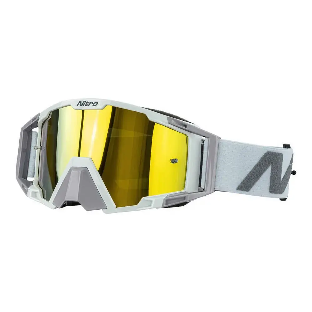 Nitro Nv-100 Goggles [White/Silver] 1