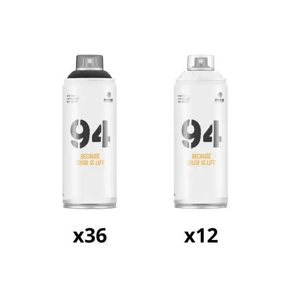Mtn 94 Black & White X48 - Bundle 1