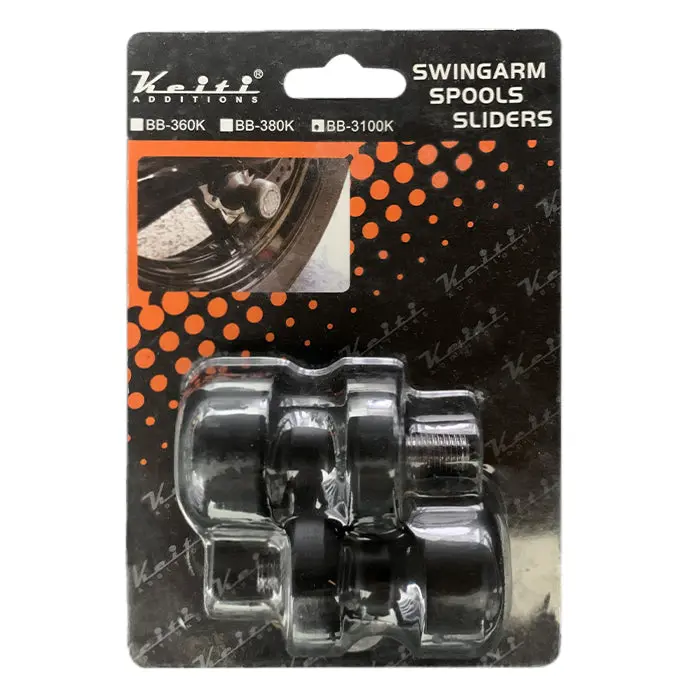 Keiti Swingarm Spools Sliders M6 [Black] 1