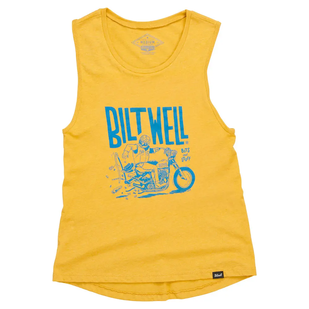 Biltwell Tank Top Womens [Oops Antique Gold] 1
